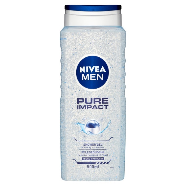 Nivea Men Pure Impact Sprchovací gél 500 ml 1