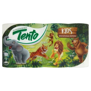 Tento Kids toaletný papier 3 vrstvy 8 ks 22