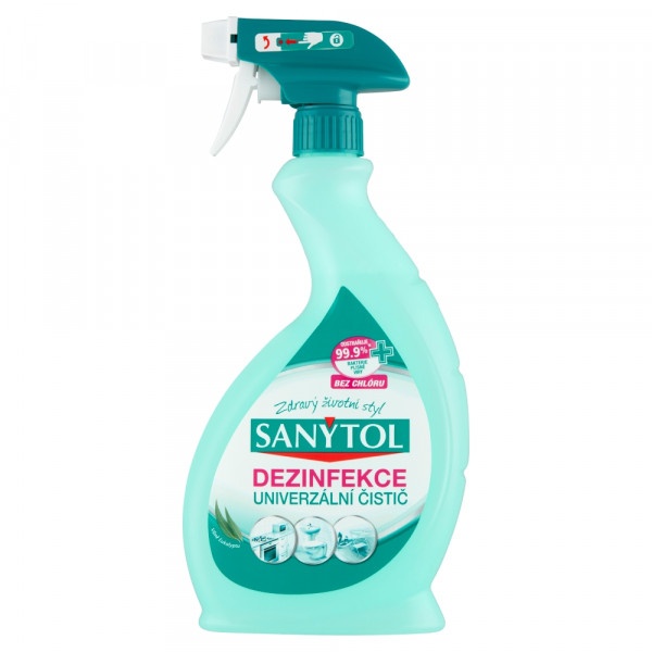 Sanytol Dezinfekcia univerzálny Eukalyptus 500 ml 1