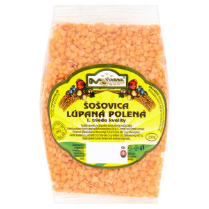 Šošovica červená lúpaná polená 250g, Marianna 19