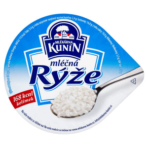 Mliečna ryža NATUR 150g Kunín VÝPREDAJ 13