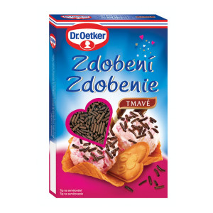 Zdobenie tmavé 80g Dr. Oetker 1