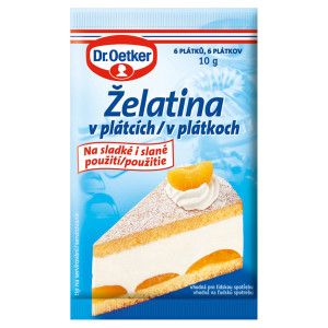 Želatína v plátkoch 10g Dr. Oetker 3