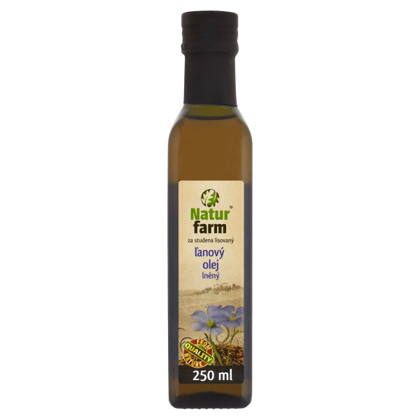 Olej ľanový 250ml Natur Farm 1