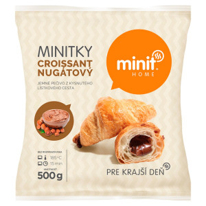Mrazené Minit Home Minitky croissant nugátový 500g 11