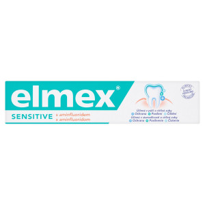 elmex Sensitive s aminfluoridom zubná pasta 75 ml 21