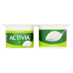 Activia jogurt biely sladený DANONE 4x120g 7