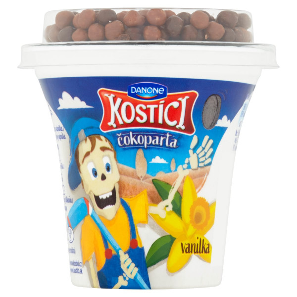 Kostíci čokoparta jogurt vanilka DANONE 107g 1