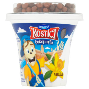 Kostíci čokoparta jogurt vanilka DANONE 107g 24