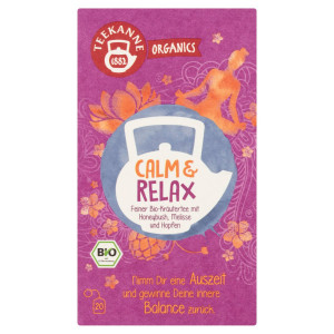 TEEKANNE Bio, Calm & Relax, 20 vrecúšok, 36 g 52 TEEKANNE Bio, Calm & Relax, 20 vrecúšok, 36 g 52