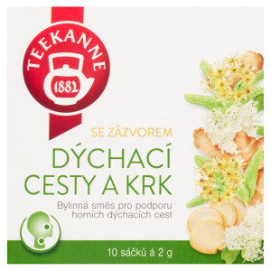 TEEKANNE Hrdlo a dýchacie cesty so zázvorom 20 g 23 TEEKANNE Hrdlo a dýchacie cesty so zázvorom 20 g 23