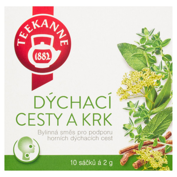 TEEKANNE Hrdlo a dýchacie cesty, bylinkový čaj 20 g 1