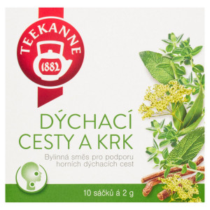 TEEKANNE Hrdlo a dýchacie cesty, bylinkový čaj 20 g 24 TEEKANNE Hrdlo a dýchacie cesty, bylinkový čaj 20 g 24