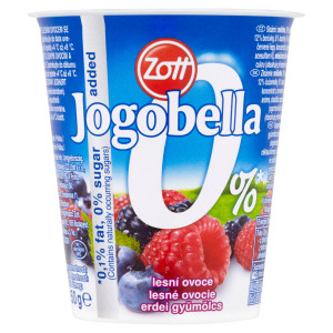 Jogurt Jogobella 0% lesné ovocie 150g Zott 15