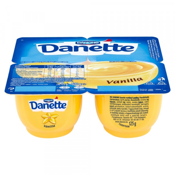 Danette dezert vanilka DANONE 4x125g 1