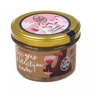 Foie gras s Tokajským vínom 150 g TopFarm 12