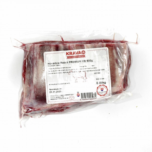 Hovädzie rebrá prémium cca 600g KRAVA&CO 2