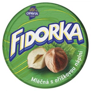 Opavia Fidorka Mliečna s orieškovou náplňou 30g 5