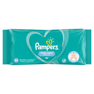 Pampers Fresh Clean, vlhčené obrúsky 52 ks 4