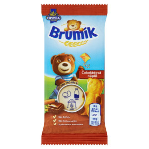Opavia Brumík Čokoládová náplň jemné pečivo 30 g 24