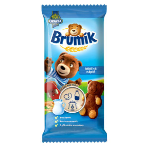 Opavia Brumík Mliečna náplň jemné pečivo 30 g 1