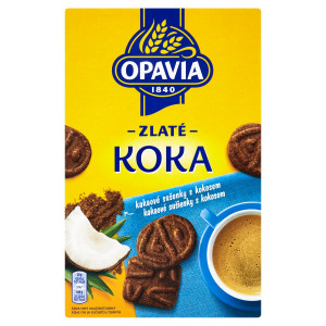 Opavia Zlaté Koka sušienky s kokosom s kakaom 180g 9