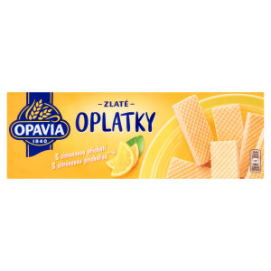 Opavia Zlaté Oplátky citrónová príchuť 146 g 5