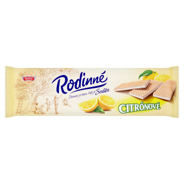 Rodinné oblátky Citrónové 130g Sedita 1