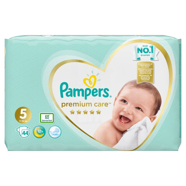 Pampers Premium Care Veľ.5, 11-16kg, Plienky 44ks 1