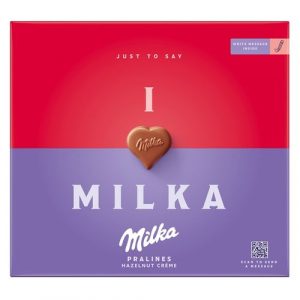 Milka I Love Milka bonboniéra, lieskovoorieš. 110g 23