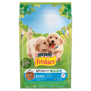 Friskies dog, Junior kura zelenina a mlieko 8 kg 20