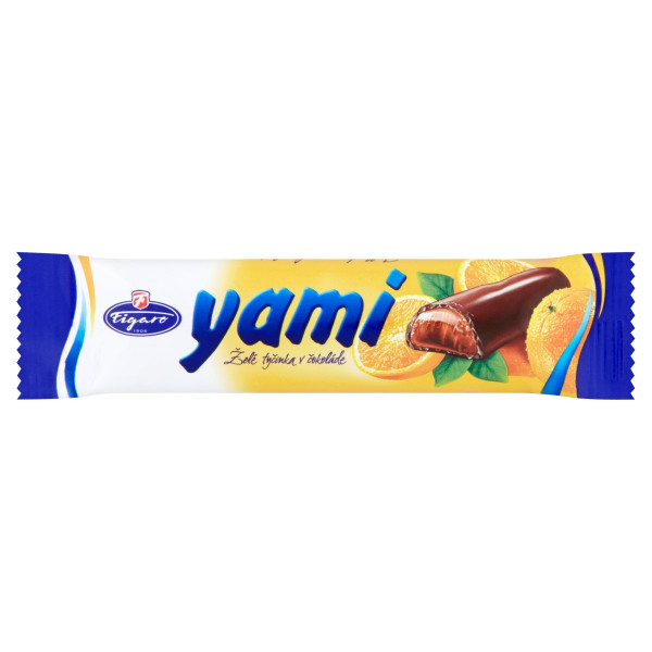 Yami Želé tyčinka pomarančová, Figaro 25 g 1