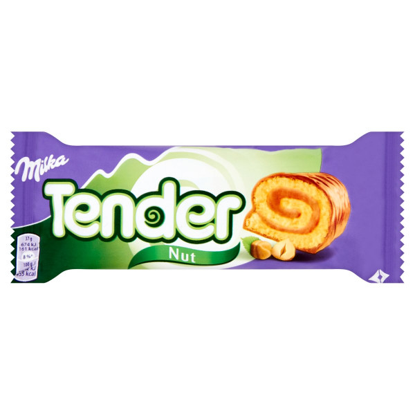 Milka Tender jemné pečivo lieskovoorieš. náplň 37g 1