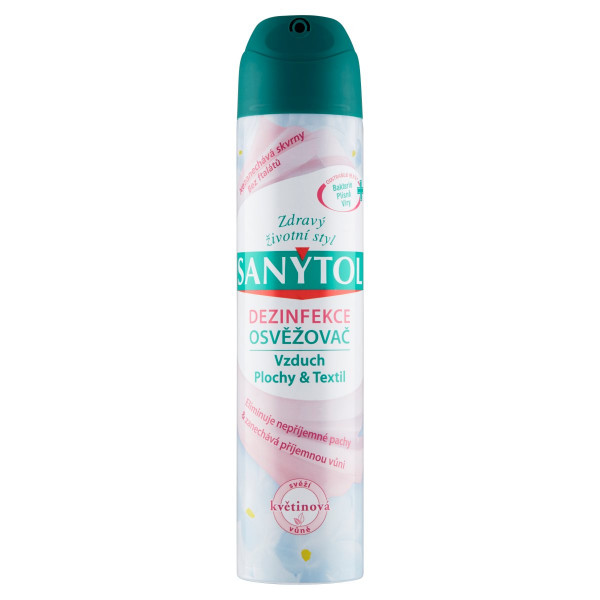 Sanytol Dezinf. Osviežovač kvetinová vôňa 300 ml 1