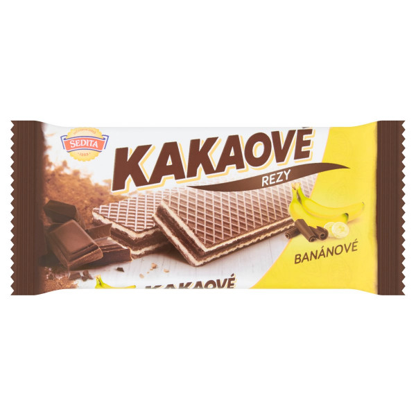 Kakaové rezy banánové 50g Sedita 1