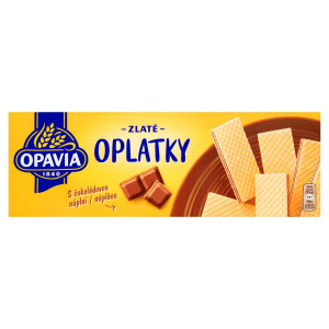 Opavia Zlaté Oplátky čokoládová náplň 146 g 4