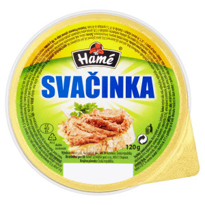 Paštéta Svačinka jemná nátierka Hamé 120g 9