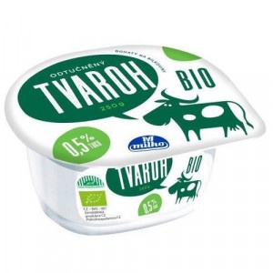 Tvaroh odtučnený Bio 250g Milko 19