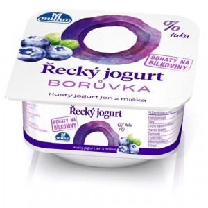 Jogurt grécky čučoriedkový 0% 140g Milko 5