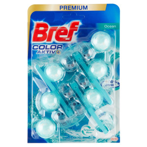 Bref Color Aktiv Ocean tuhý WC blok 3x50g 7