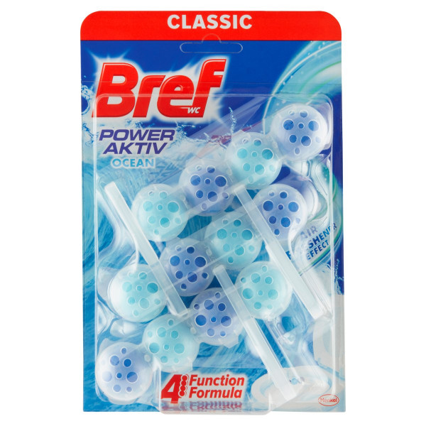 Bref Power Aktiv Ocean tuhý WC blok 3x50g 1