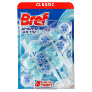 Bref Power Aktiv Ocean tuhý WC blok 3x50g 9