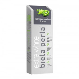 Biela Perla pasta Bamboo Carbon + Aloe 75 ml 2