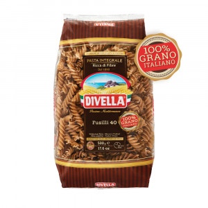 Cestoviny Fusilli (Vretená) celozrnné 500g Divella 79 Cestoviny Fusilli (Vretená) celozrnné 500g Divella 79