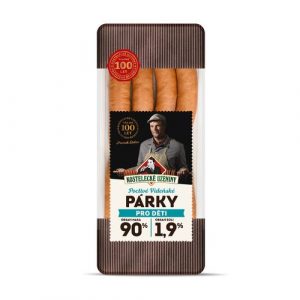 Párky Poctivé viedenské pre deti 180g, KU 17