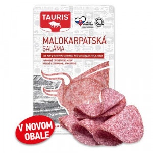 Saláma Malokarpatská 75g NOA, Tauris VÝPREDAJ 23 Saláma Malokarpatská 75g NOA, Tauris VÝPREDAJ 23