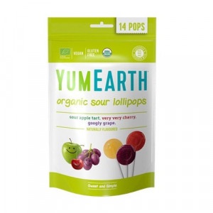 YumEarth Bio ovocné lízanky kyslé 85 g 12