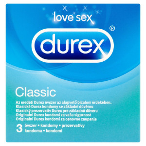 Durex Classic prezervatívy 3 ks 14