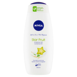 Nivea Star Fruit&Monoi Oil sprchovací gél 500ml 10 Nivea Star Fruit&Monoi Oil sprchovací gél 500ml 10