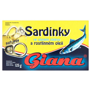 Sardinky v oleji 125g Giana 4